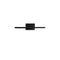 Inlet LED Wall Sconce  option Small: 17.9 in width