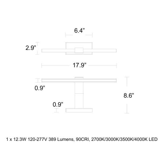 Inlet LED Wall Sconce