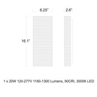 Pillar Outdoor LED Wall Light
