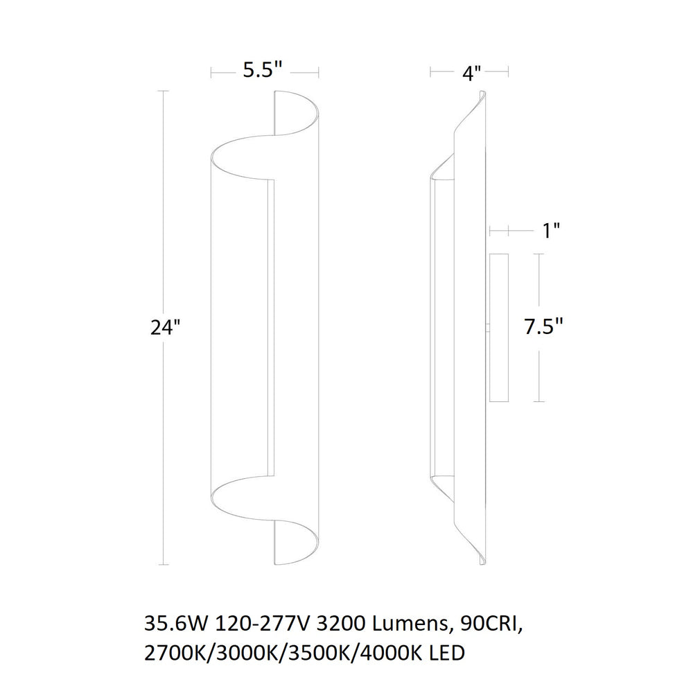 Pirouette LED Bath & Vanity Wall Light