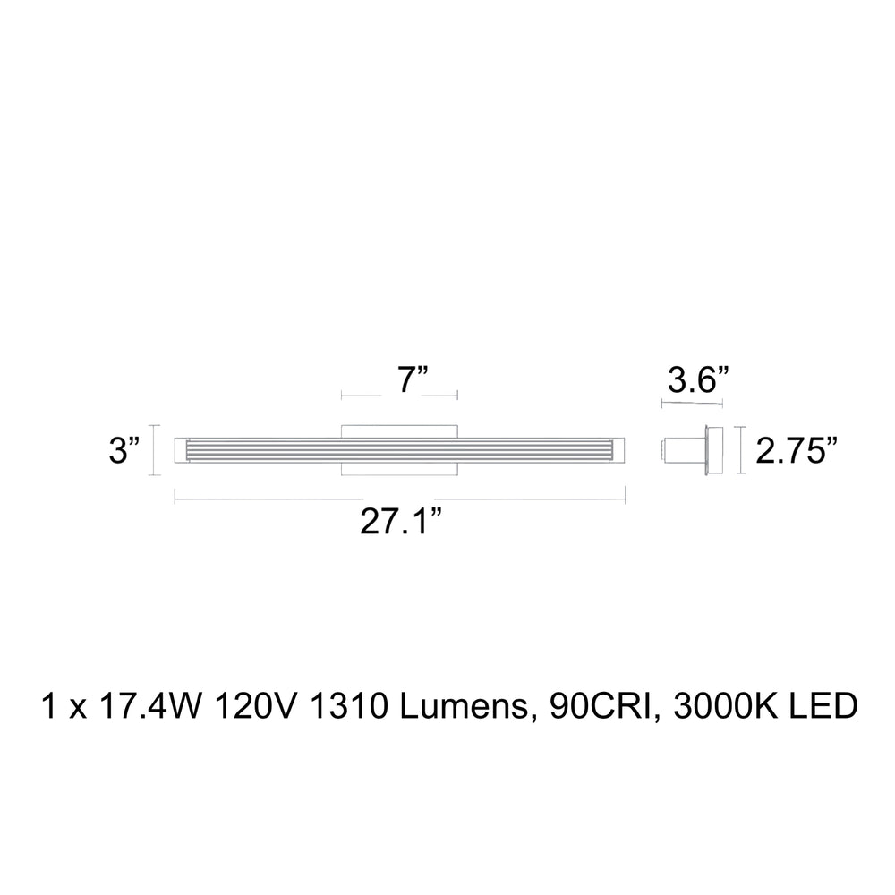 Skein LED Bath & Vanity Wall Light