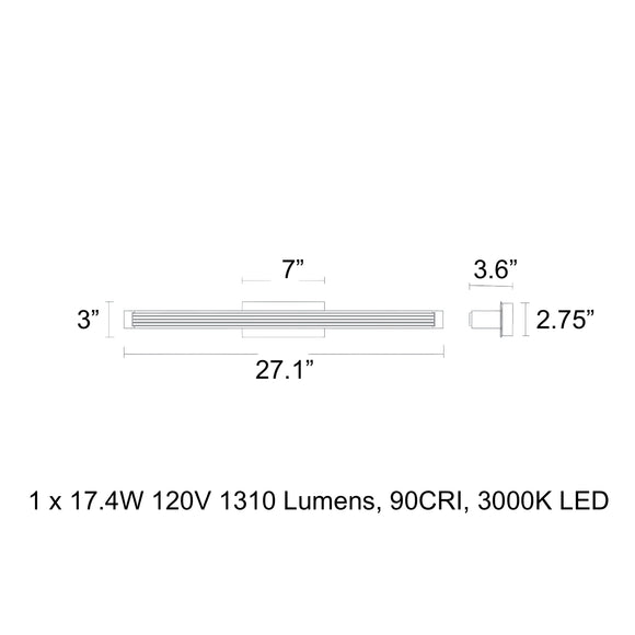 Skein LED Bath & Vanity Wall Light