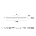Skein LED Bath & Vanity Wall Light