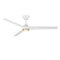 Pisces Indoor/Outdoor Smart Ceiling Fan  option Soft Brass / Matte White