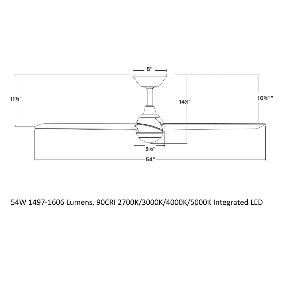 Pisces Indoor/Outdoor Smart Ceiling Fan