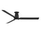 Smooth Indoor/Outdoor Flush Mount Ceiling Fan  option Matte Black