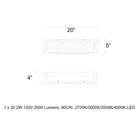 Swale LED Bath & Vanity Wall Light