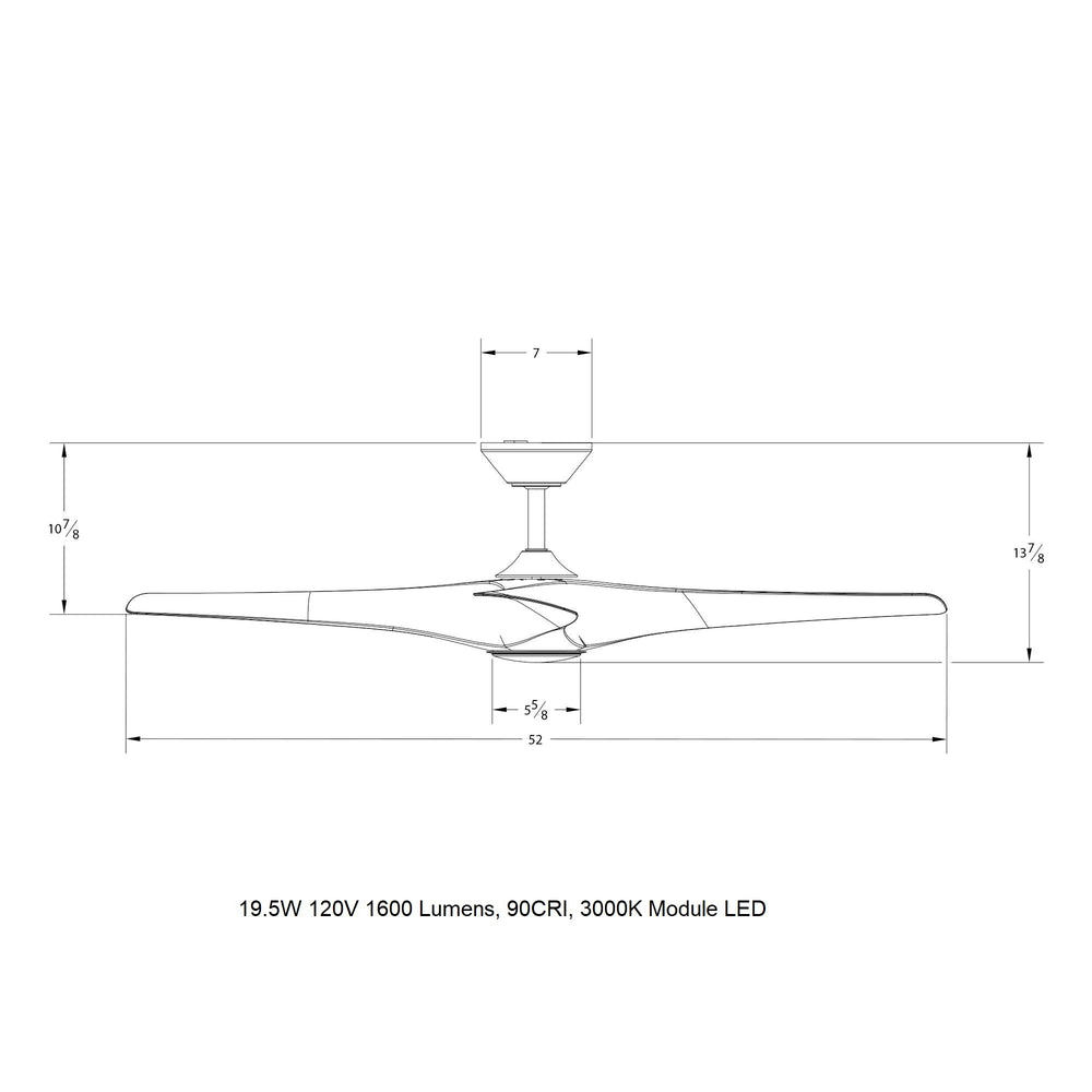 Zephyr Indoor/Outdoor Ceiling Fan