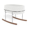 Rockwell Bassinet  option Performance Microfiber Fabric/White