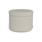 Round Storage Ottoman  option Misty Grey