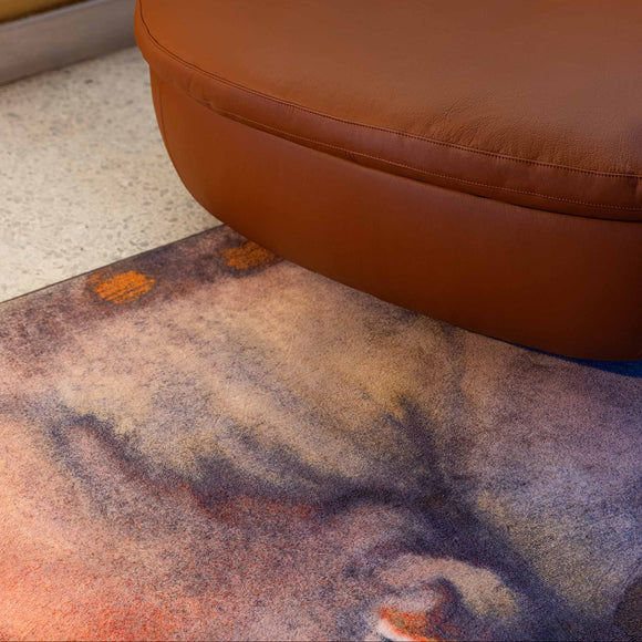 A World Within Pink Sky Rug
