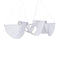 Drape LED Pendant Light  option Large: 46.5 in width
