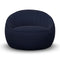 Hana Lounge Chair  option Calligraphy Bird Jacquard Blue