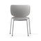 Hana Stackable Dining Chair (Set of 2)  option Chrome