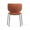 Hana Stackable Dining Chair (Set of 2)  option Terracotta