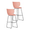 Hana Stool (Set of 2)  option Dusty Pink