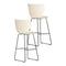 Hana Stool (Set of 2)  option Oyster White