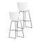 Hana Stool (Set of 2)  option White