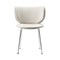 Hana Upholstered Dining Chair  option Spectrum Glacier Leather