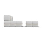 Haybale Lounge Chair with Footstool