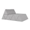 Peaks Outdoor Modular Lounger  option Gray