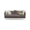 Gentry 2-Seater Sofa  option Big Braid 1231 Cappuccino (A5222) / Small: 82.75 in width