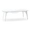 No Waste Dining Table  option White Aluminum