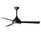 Donaire Outdoor Ceiling Fan with Light  option Matte Black