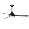 Donaire Outdoor Ceiling Fan with Light  option Brushed Stainless