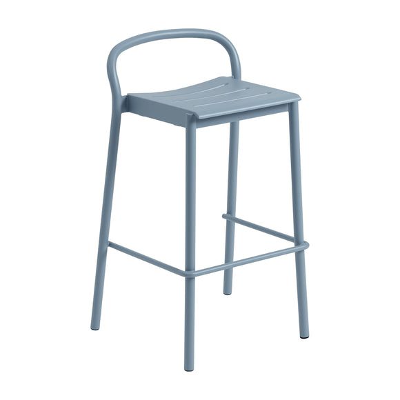 Linear Steel Outdoor Stool