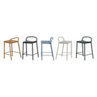 Linear Steel Outdoor Stool