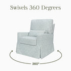 Morris & Co. x Namesake Crawford Pillowback Comfort Swivel Glider