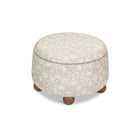 Morris & Co. x Namesake Tuffet Storage Ottoman with Dark Wood Base
