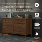 Alouette 7-Drawer Assembled Dresser