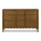Ambrosia 9-Drawer Assembled Dresser  option Natural Walnut