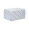 Crawford Gliding Ottoman  option Blue Lattice Performance Eco-Weave