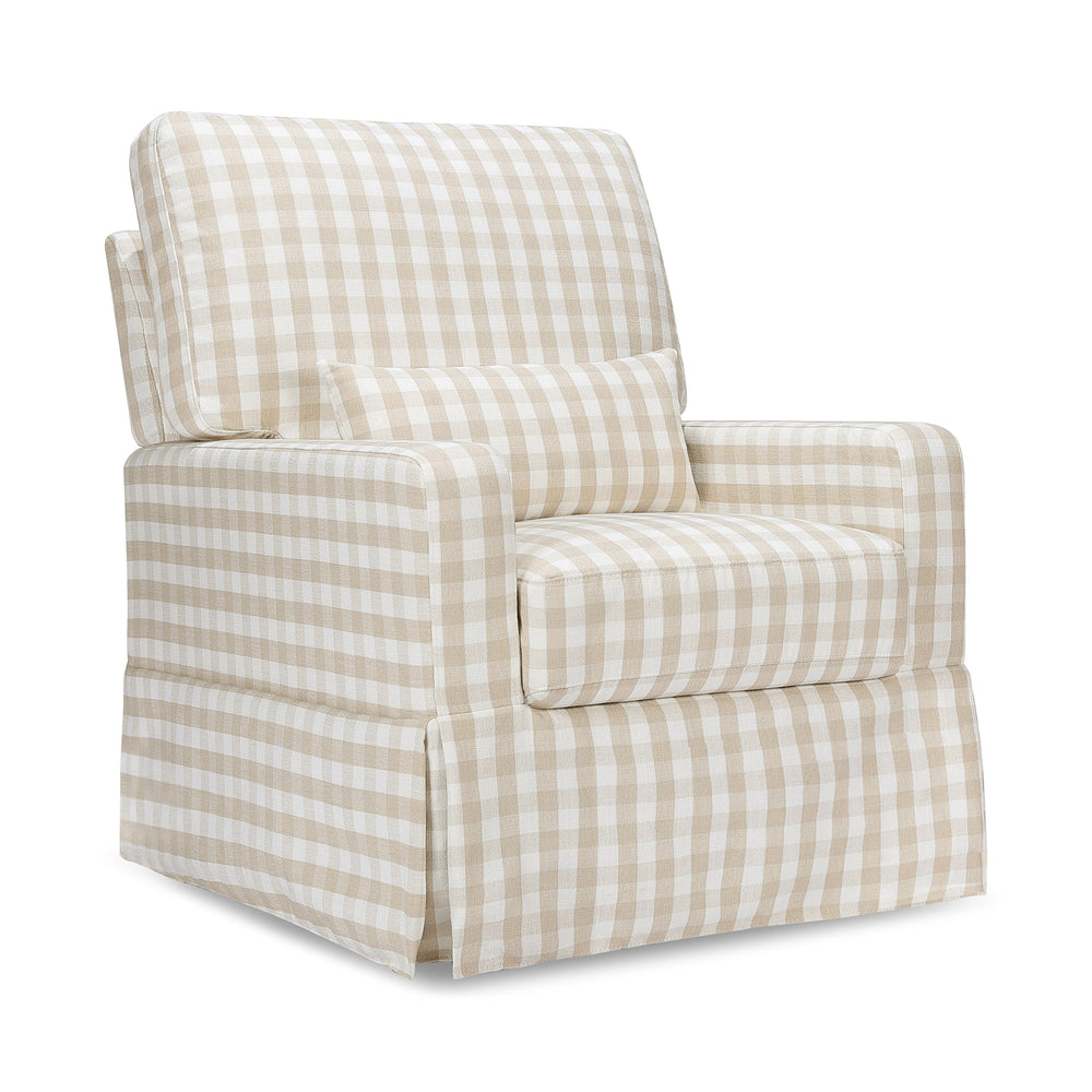 Crawford Pillowback Comfort Swivel Glider