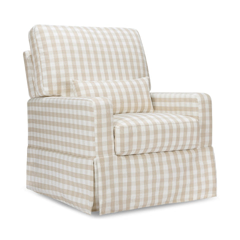 Namesake Crawford Pillowback Comfort Swivel Glider