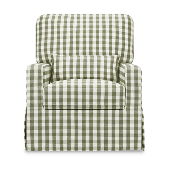 Crawford Pillowback Comfort Swivel Glider