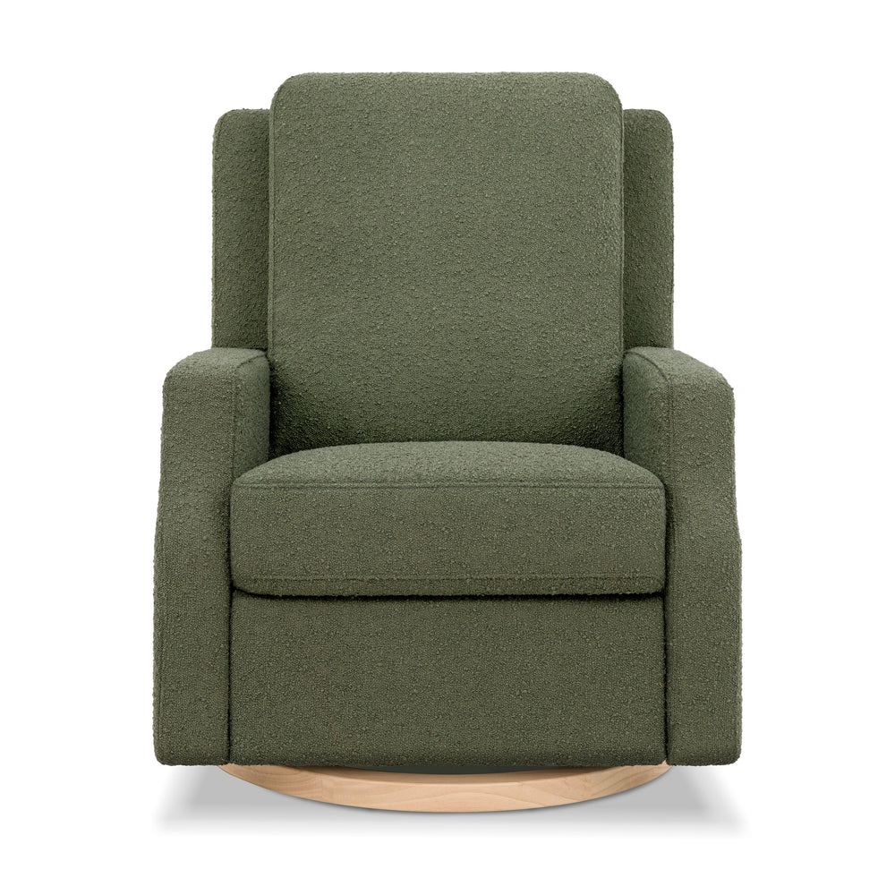 Crewe Recliner and Swivel Glider with Wood Base
