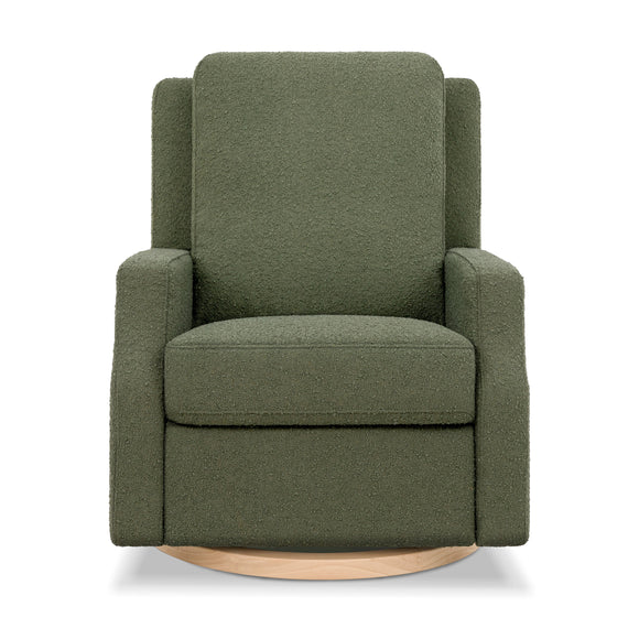 Crewe Recliner and Swivel Glider with Wood Base