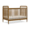 Liberty 3-in-1 Convertible Spindle Crib with Toddler Bed Conversion Kit  option Natural Walnut