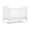 Liberty 3-in-1 Convertible Spindle Crib with Toddler Bed Conversion Kit  option Warm White