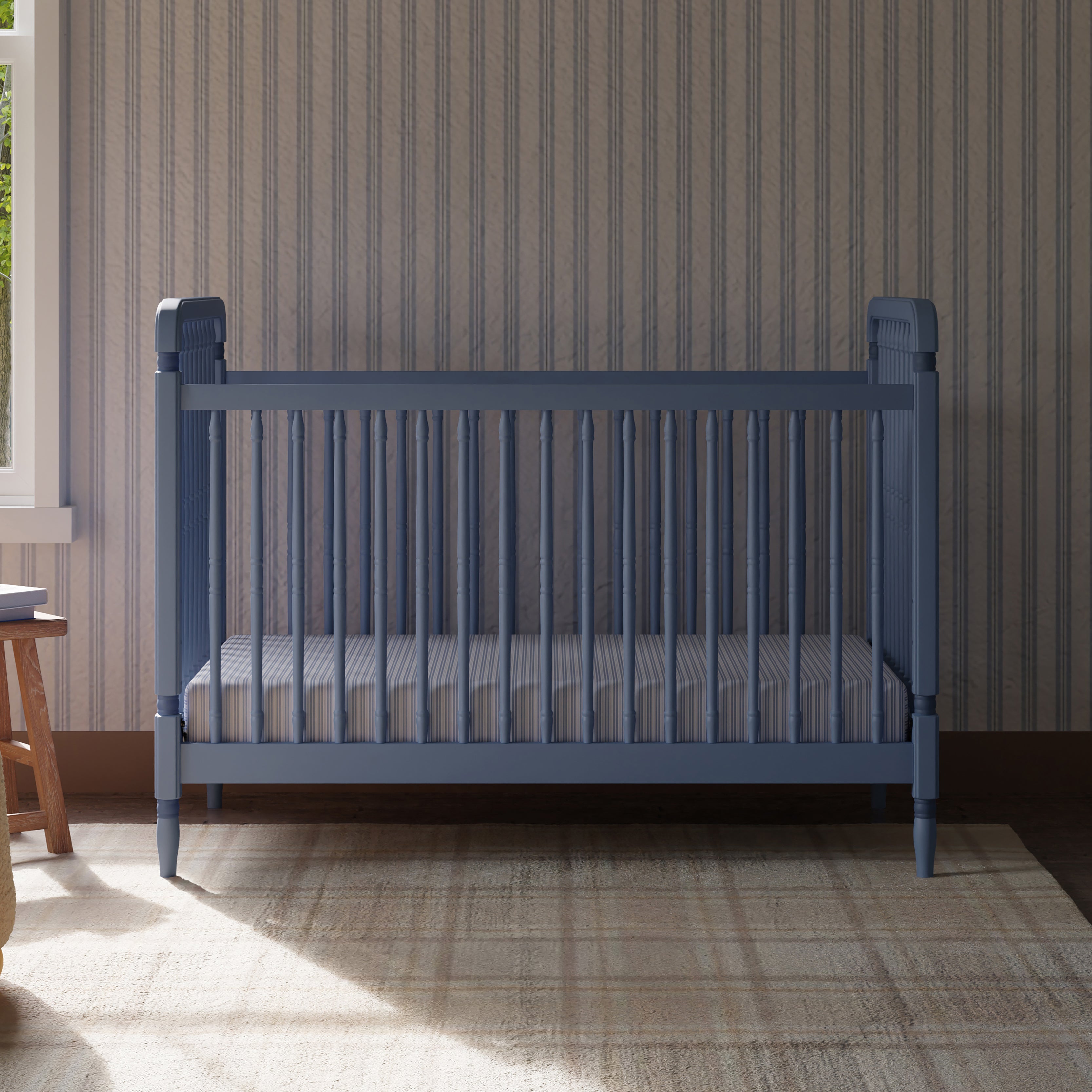 Namesake Liberty 3-in-1 Convertible Spindle Crib with Toddler Bed