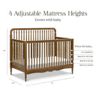 Liberty 4-in-1 Convertible Spindle Crib