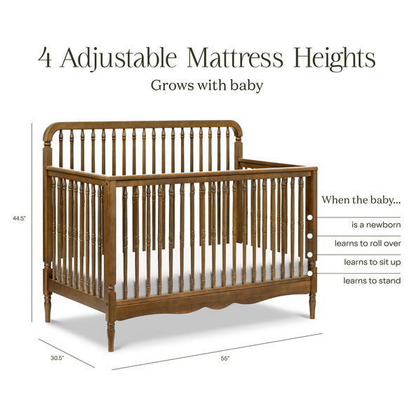 Liberty 4-in-1 Convertible Spindle Crib