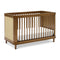 Marin with Cane 3-in-1 Convertible Crib  option Natural Walnut / Blonde Cane