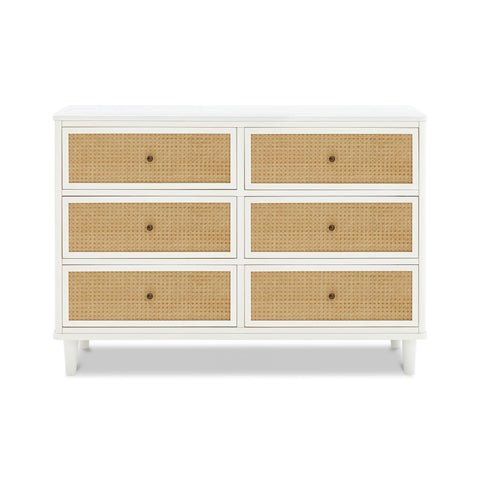 Marin with Cane 6 Drawer Dresser
