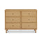 Marin with Cane 6 Drawer Dresser  option Dresser Only