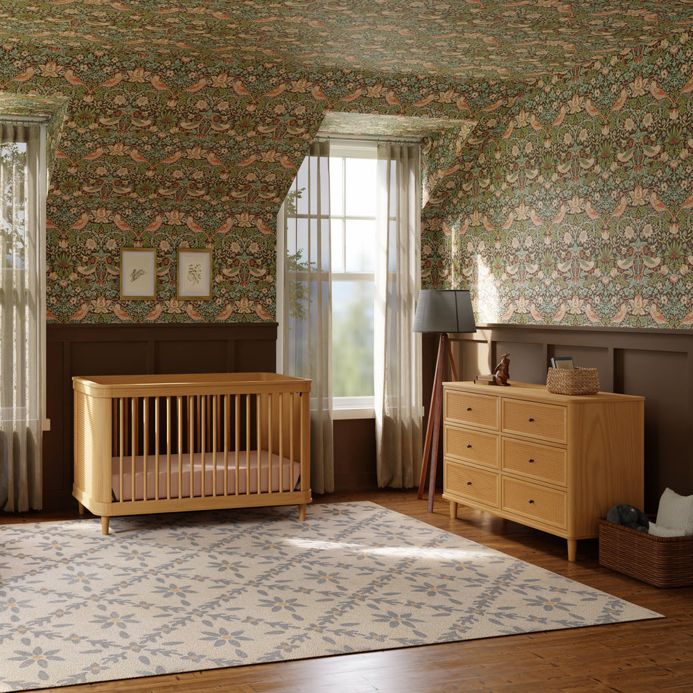 Marin with Cane 6 Drawer Dresser